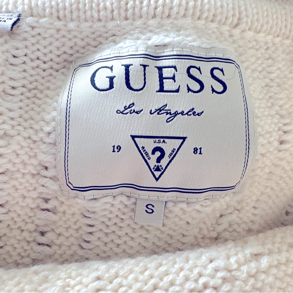 Guess Elegant Cream Sweater - Picture 11 of 12